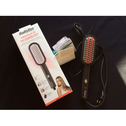 Ceramic Hair Straightening Brush with Instruction Manual 200 Degrees