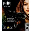 Braun Satin Hair 7 Iontec SensoDryer with Diffuser Hair Dryer 2000W Black