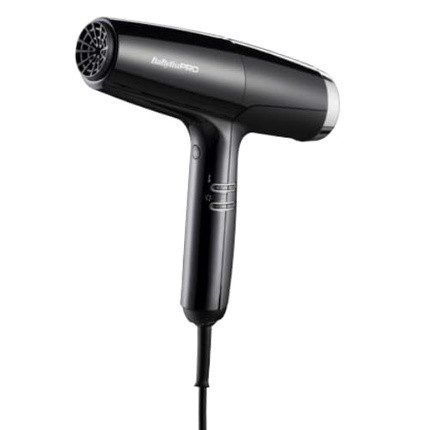 Babyliss Pro Falco Digital High-Speed Hair Dryer Black Silver