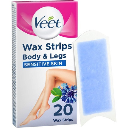 Veet Wax Strips for Sensitive Skin 20 Strips