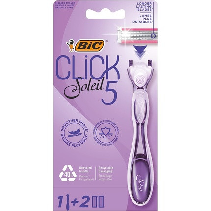 Bic System Women's Razor Click Soleil 1 Razor + 2 Blades