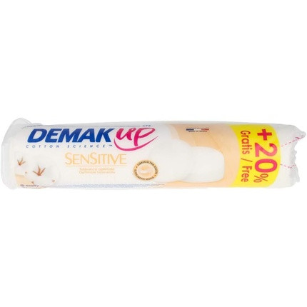 Demak'Up Sensitive Round Cotton Pads for Sensitive Skin 60 Pads