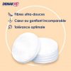 Demak'Up Sensitive Makeup Remover Pads for Face and Eyes 64 Natural Cotton Pads