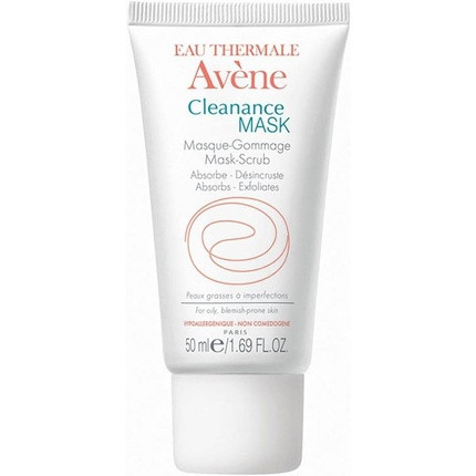 Avene Cleanance Mask Women Anti-Acne Removes Impurities for Oily Skin Type for All Skin Tones Paraben Free 50ml