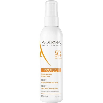 A-DERMA Protect Spray Very High Protection SPF50+ 200ml