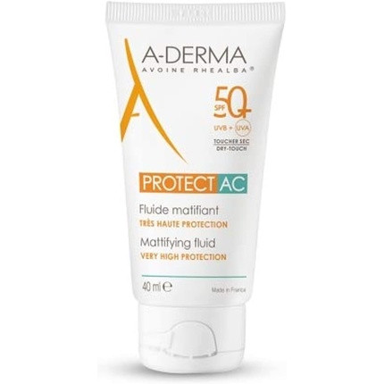 A-DERMA Protect AC Mattifying Fluid Very High Protection SPF50+ 40ml