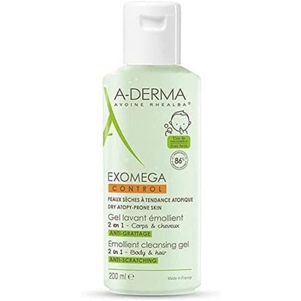 A-DERMA Exomega Control 2in1 Emollient Cleansing Gel 200ml