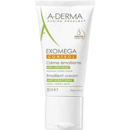 A-DERMA Exomega Control Emollient Cream Anti-Scratching Eco-Slim Tube 50ml