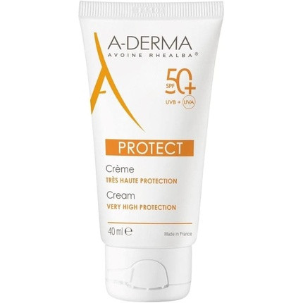 A-DERMA Protect Cream Very High Protection SPF50+ Fragrance Free 40ml