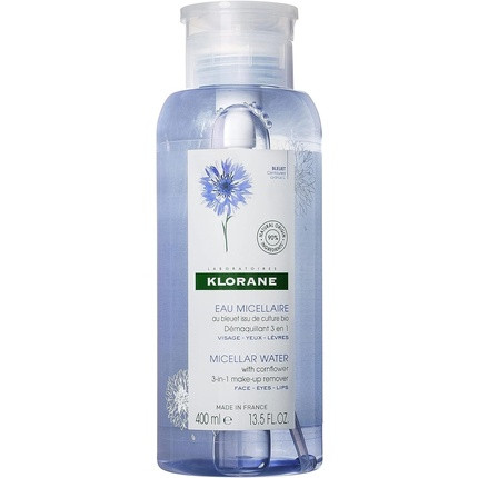 Klorane Micellar Water 3-in-1 Makeup Remover 400ml