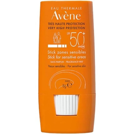 Avène High Protection Sun Stick for Sensitive Areas Spf50+ 8g