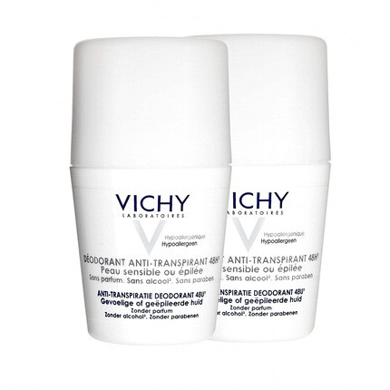 Vichy Deodorant Roll-On 48h Antiperspirant 2 x 50ml