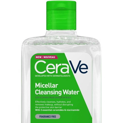 CeraVe Micellar Cleansing Water for All Skin Types 295ml with Niacinamide and Ceramides