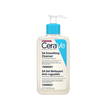 CeraVe SA Smoothing Cleanser 236ml/8oz Face and Body Wash with Salicylic Acid