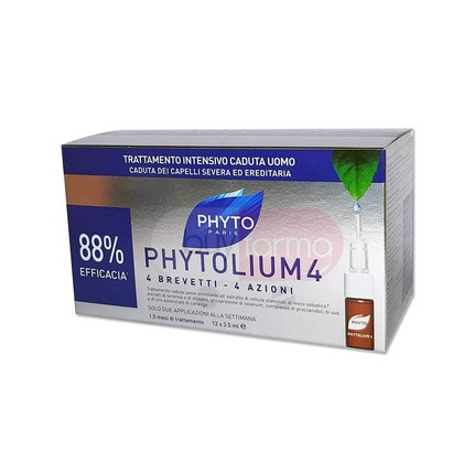 PHYTO PHYTOLIUM 4 Anti-Hair Loss Treatment Ampoules for Genetic Hair Loss 42ml