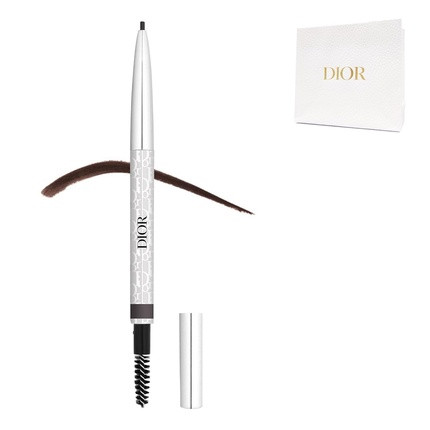 Dior Diorshow Brow Styler Eyebrow Pencil Waterproof with Ultrafine Retractable Tip 0.003 Ounce 32 Dark Brown