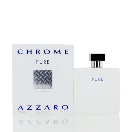 Azzaro Chrome Pure EDT Spray 3.4oz for Men - New in Box