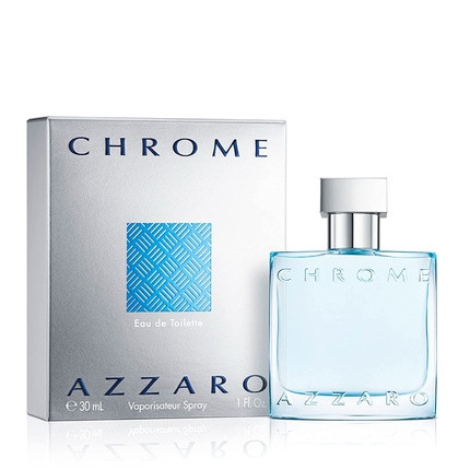 Azzaro Chrome Eau de Toilette for Men with Fresh Citrus Notes 30ml