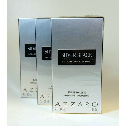 Azzaro Silver Black Pour Homme Eau de Toilette Spray 30ml