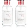 BIODERMA Sensibio H2O Micellar Water for Sensitive Skin 500ml - Pack of 2