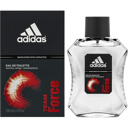 Adidas Team Force Eau de Toilette Spray for Men, 3.4oz