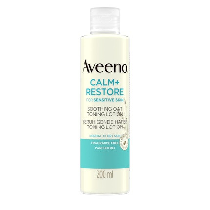 Aveeno Calm+Restore Soothing Oat Toning Lotion 200ml - Fragrance-Free Toner