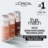 'Oreal Ladies True Match Foundation, 7.W Golden Amber 30ml