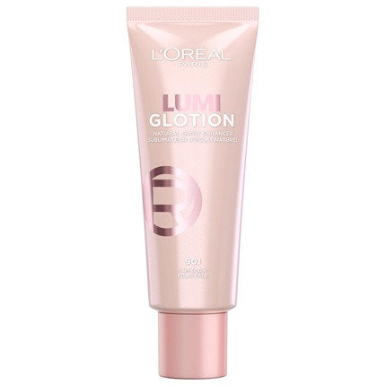 L'Oréal Paris Liquid Highlighter for Face and Body with Glycerin and Shea Butter Perfect Match Lumi Glotion Natural Glow Enhancer 40ml 901 Fair Glow