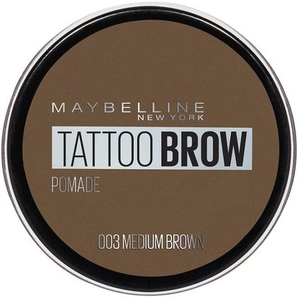 Maybelline Eyebrow Tattoo Brow Longlasting Eyebrow Pomade Pot Medium Brown 1 Count