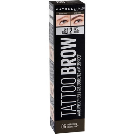 Maybelline New York Tattoo Brow Waterproof Eyebrow Gel 5ml Deep Brown