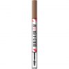 Maybelline New York Build A Brow 2 in 1 Brow Pen and Sealing Gel Real-looking Fuller Brows Waterproof Sweat and Smudge-resistant 24H Wear Vegan Formula Shade 255 Soft Brown