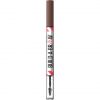 Maybelline New York Build A Brow 2 in 1 Brow Pen and Sealing Gel Real-looking Fuller Brows Waterproof Sweat and Smudge-resistant 24H Wear Vegan Formula Shade 257 Medium Brown