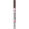 Maybelline New York Build A Brow 2 in 1 Brow Pen and Sealing Gel Real-looking Fuller Brows Waterproof Sweat and Smudge-resistant 24H Wear Vegan Formula Shade 260 Deep Brown