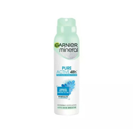 Garnier Mineral Pure Active 48H Antiperspirant Spray for Women 150ml