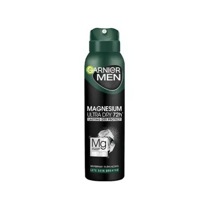 Garnier Men Magnesium Ultra Dry 72H Antiperspirant Spray for Men 150ml