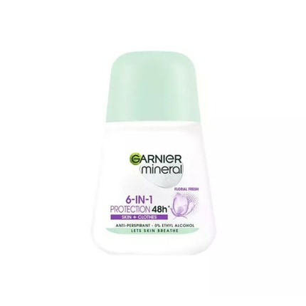 Garnier Mineral 6 in 1 Protection 48H Floral Fresh Antiperspirant Roll-On 50ml