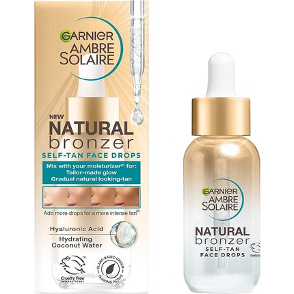 Garnier Ambre Solaire Natural Bronzer Self Tan Face Drops 30ml