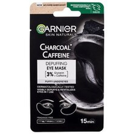 Charcoal Caffeine Depuffing Eye Mask by Skin Naturals