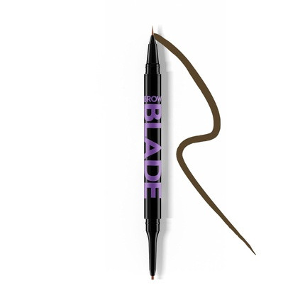 Urban Decay Brow Blade 2-in-1 Microblading Eyebrow Pen Waterproof Pencil Smudge-proof Transfer-resistant Fine Tip Thin Hair-Like Strokes Natural Fuller Brows Neutral Nana Neutral Brown