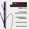 Urban Decay Brow Blade 2-in-1 Microblading Eyebrow Pen Waterproof Pencil Smudge-proof Transfer-resistant Fine Tip Thin Hair-Like Strokes Natural Fuller Brows Dark Drapes Dark Brown