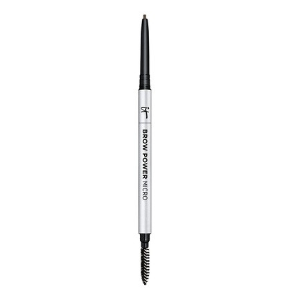 IT Cosmetics Brow Power Micro Universal Taupe Eyebrow Pencil with Built-in Spoolie 0.017 oz