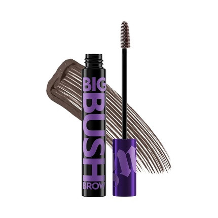 Urban Decay Big Bush Volumizing Tinted Brow Gel Waterproof Smudge-Resistant Flake-Resistant Buildable Brow Gel Fibers Fuller Brows Look Long-lasting Up to 24 HR Hold Dark Drapes Dark Brown 0.2 Fl Oz