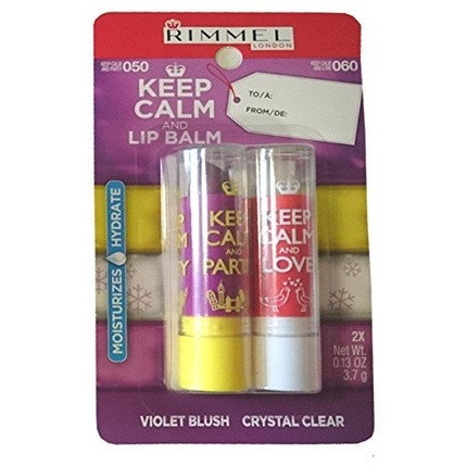 Rimmel Keep Calm and Love Lip Balm in Violet Blush