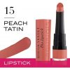 Bourjois Rouge Velvet The Lipstick Bullet Lipstick 15 Peach Tatin Nudes 2.4g