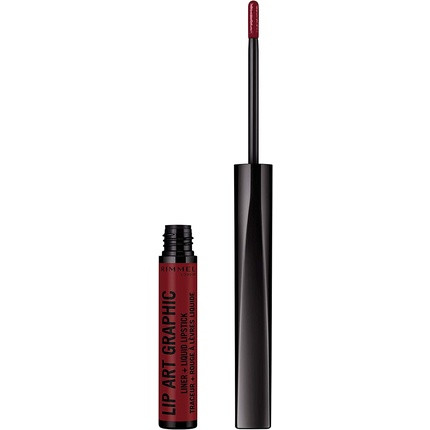 Rimmel London Lip Art Graphic Liner&Liquid Lipstick 810 Be Free