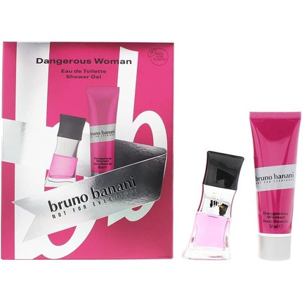 Bruno Banani Not For Everybody Dangerous Women 2 Piece Gift Set: Eau De Toilette 30ml - Shower Gel 50ml