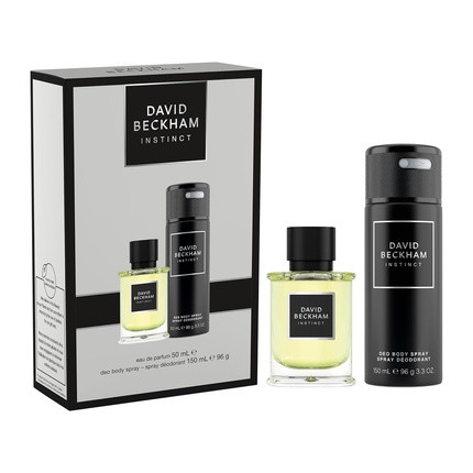 David Beckham Men's Instinct Eau de Parfum 50ml and Deodorant 150ml Gift Box