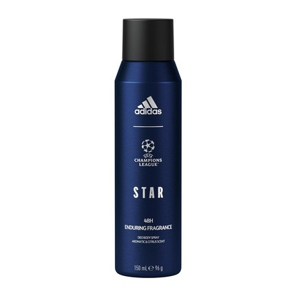 Adidas UEFA Star Edition Deo Body Spray Deodorant Spray for Men Vegan Formula 150ml