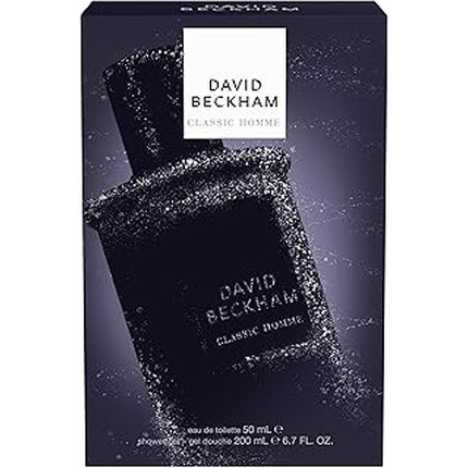 David Beckham Classic Homme Gift Set - Eau De Toilette 50ml And Shower Gel 200ml