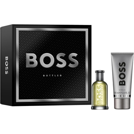 BOSS Men's BOSS Bottled Festive Gift Set with 50ml Eau de Toilette and 100ml Shower Gel